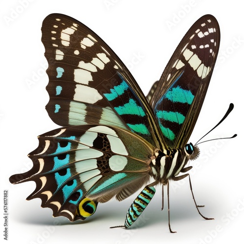 Common Jay Graphium doson Butterfly photo
