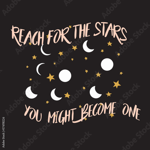 Vintage, mystic, sun, crescent moon eclipse illustration print, retro flowers, groovy, style, slogan, text. lettering, typography, Vector illustration, design, fashion, tshirt graphics, women's wear