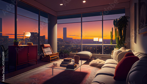 Los Angeles Luxury Highrise Apartment © Jayson Hawley