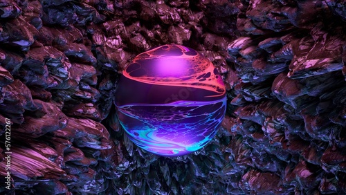 water drops on purple background