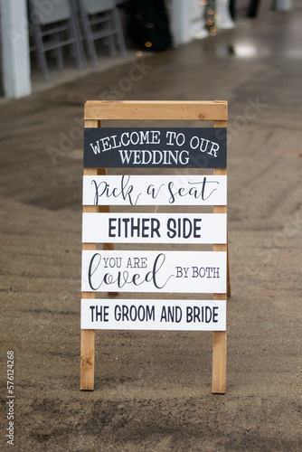 wedding welcome sign
