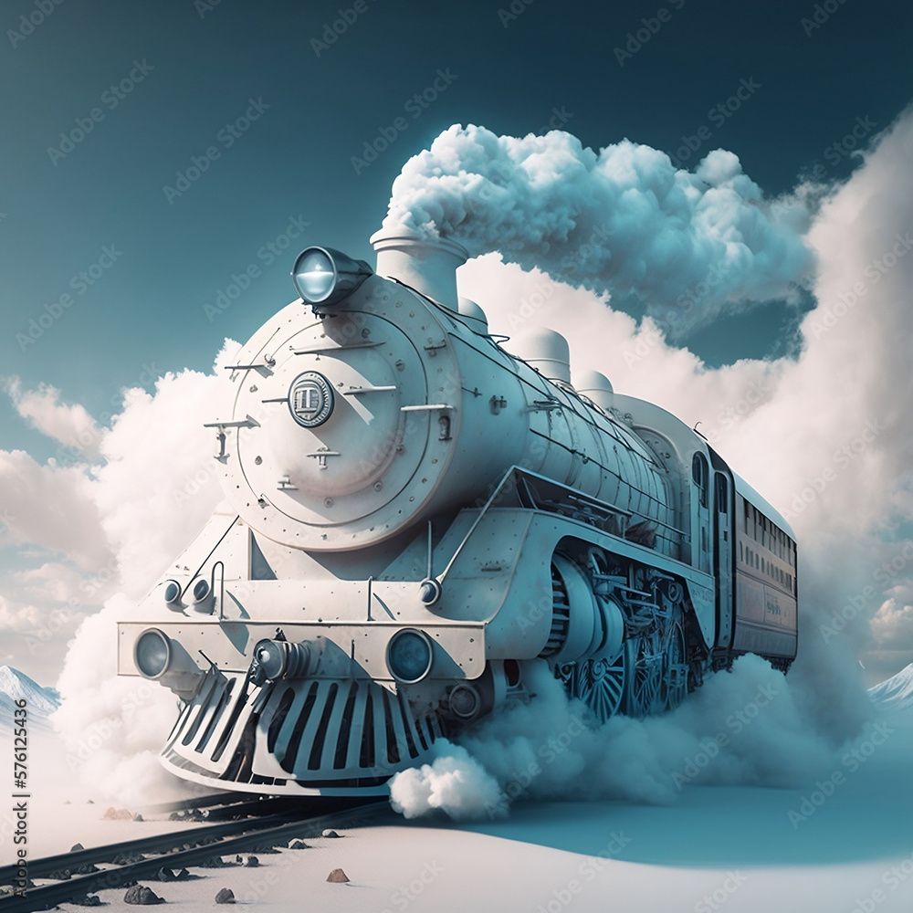 Naklejka premium Locomotive