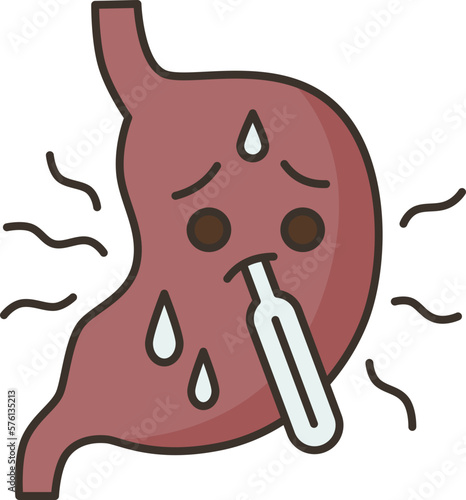 stomachache  icon