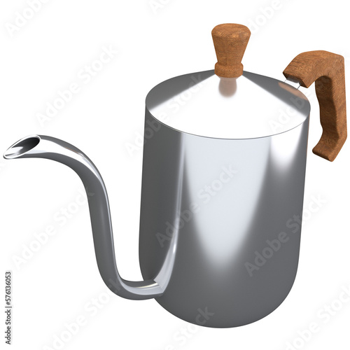 3d teapot illustration, for UI, poster, banner, social media post. 3D rendering