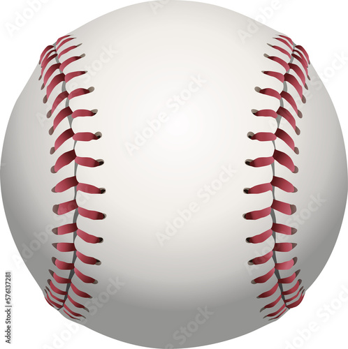Isolated Baseball Illustration