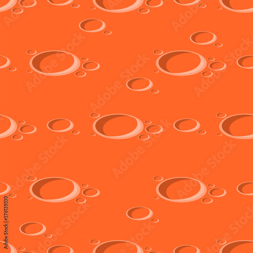 Cartoon pattern of the surface of mars, the red planet. Vector clipart