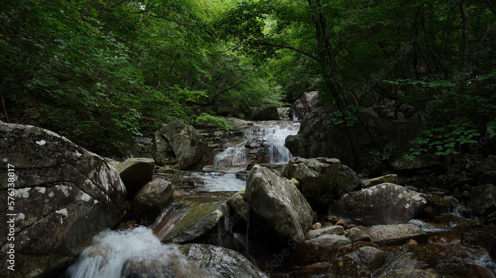 Beautiful valley scenery in Korea Beautiful valley scenery in Korea