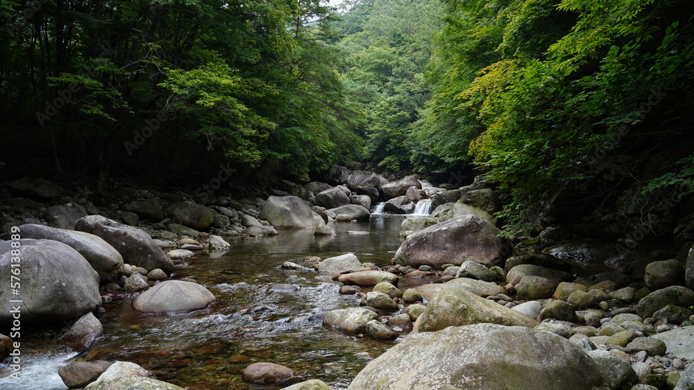 Beautiful valley scenery in Korea Beautiful valley scenery in Korea