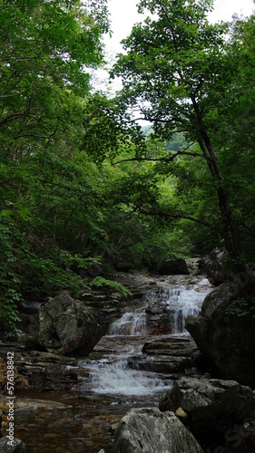 Beautiful valley scenery in Korea