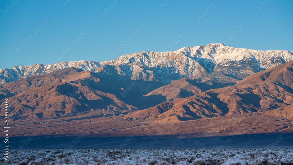 The Panamint Range is a short rugged fault-block mountain range in the northern Mojave Desert, within Death Valley National Park 