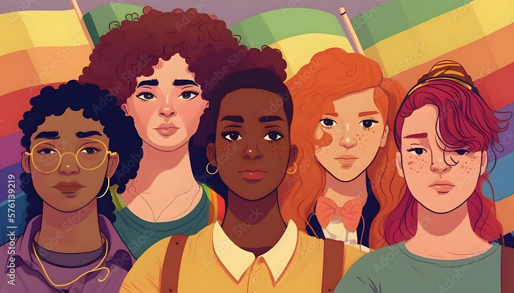 self love pride LGBT illustration self love pride LGBT illustration