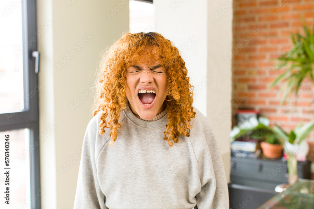young red hair latin pretty womann at new cool home young red hair latin pretty womann at new cool home