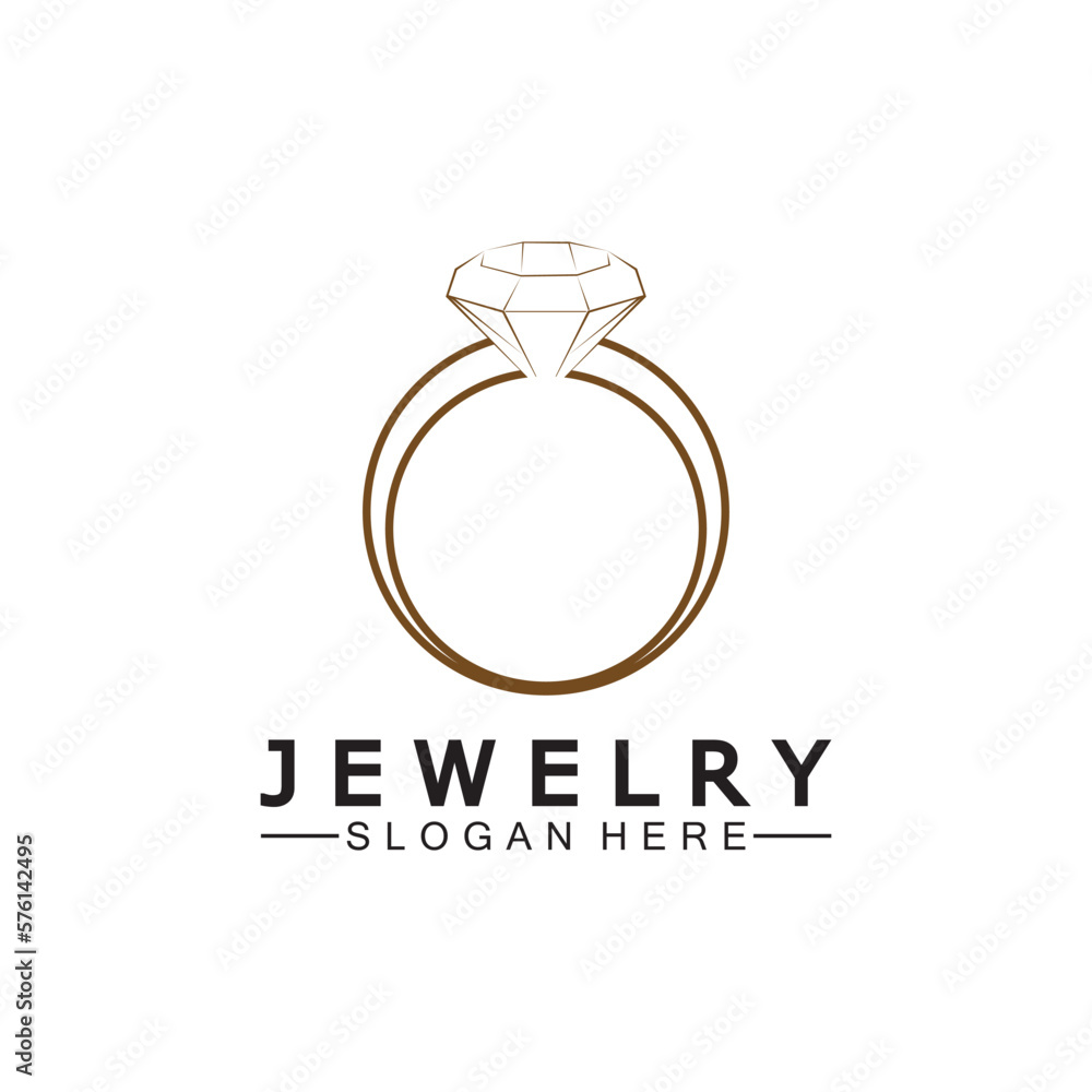 Abstract diamond for jewelry business logo design concept Abstract diamond for jewelry business logo design concept