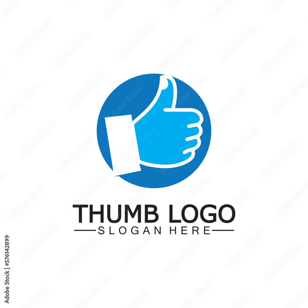 Thumb up concept logo template.Good symbol for your web site design, logo, app,Vector illustration. Thumb up concept logo template.Good symbol for your web site design, logo, app,Vector illustration.