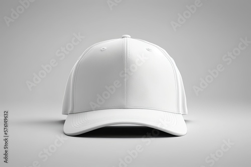 White Hat Mockup Template Design Generated AI