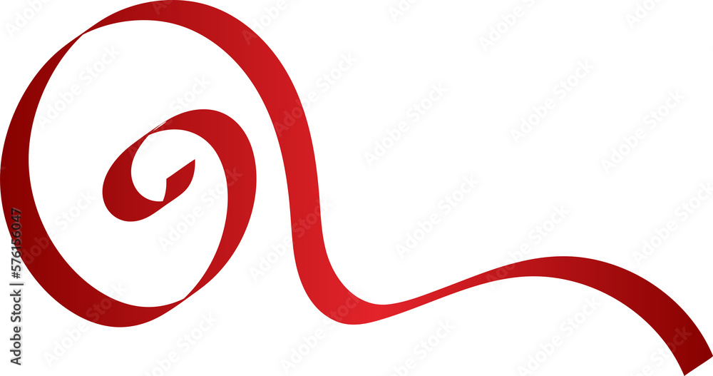 Red ribbons. Holiday decoration Red ribbons. Holiday decoration