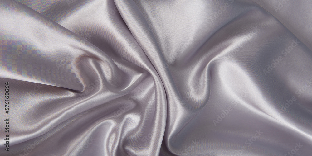 gray or silver silk satin texture background.