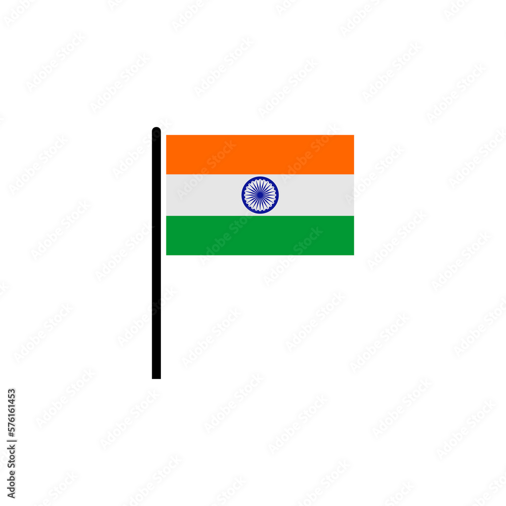 India national flags icon set, India independence day icon set vector sign symbol India national flags icon set, India independence day icon set vector sign symbol