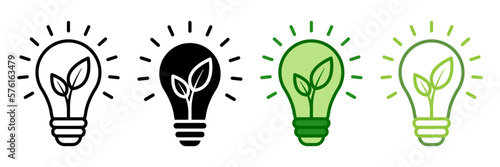 Green energy icon. sign for mobile concept and web design. vector illustration