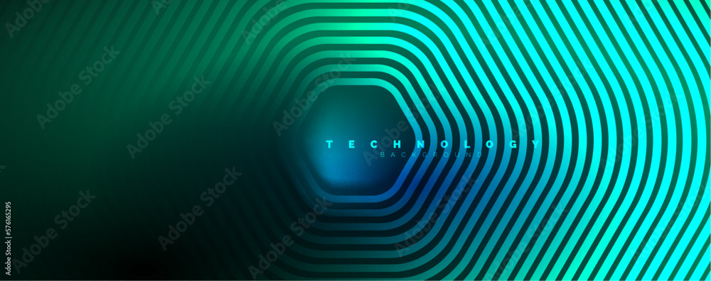 Neon shiny hexagons abstract background, technology energy space light concept, abstract background wallpaper desig Neon shiny hexagons abstract background, technology energy space light concept, abstract background wallpaper desig