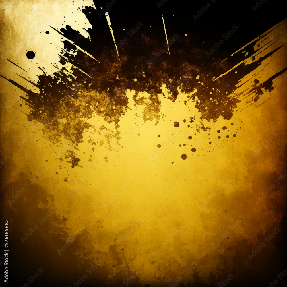 golden wall and black dust texture background. Gold wall texture ...