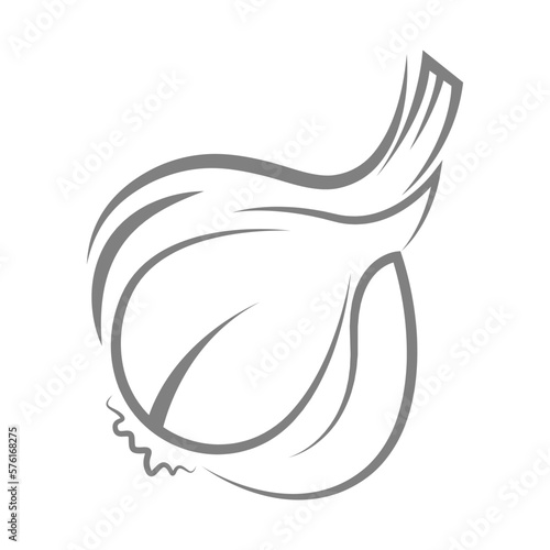 Fototapeta Naklejka Na Ścianę i Meble -  Garlic icon logo design