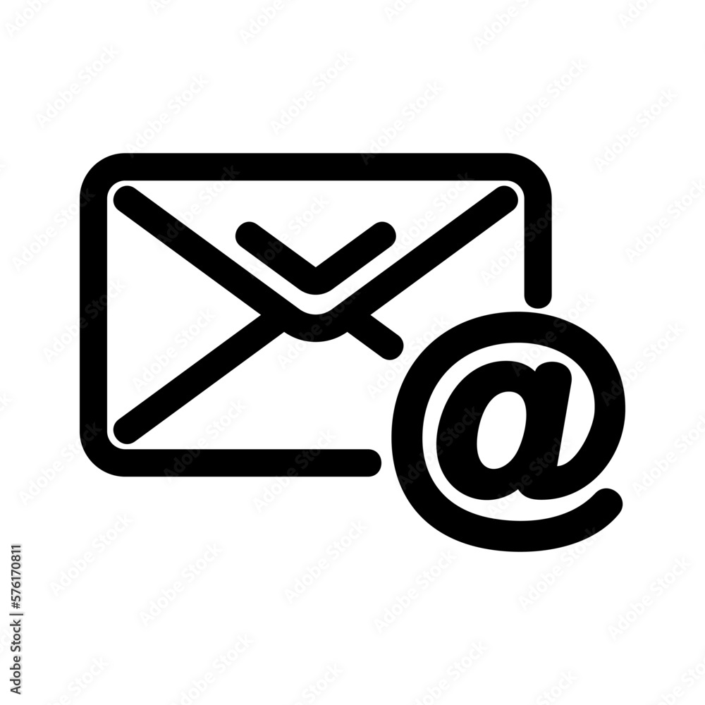 email icon or logo isolated sign symbol vector illustration - high quality black style vector icons
