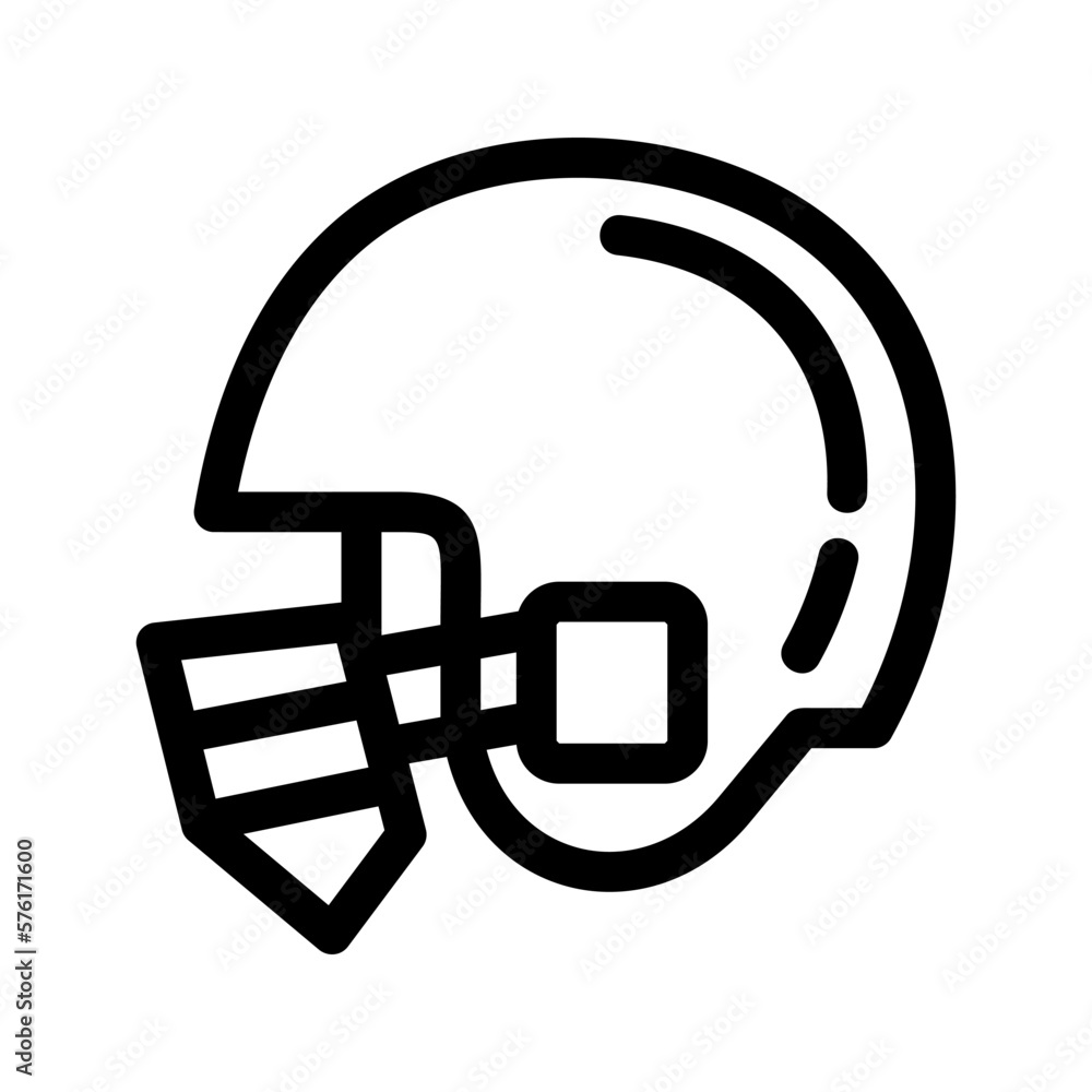 Naklejka premium helmet icon or logo isolated sign symbol vector illustration - high quality black style vector icons
