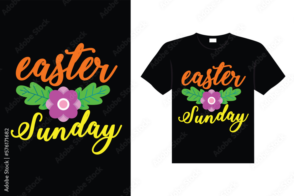 Easter day typography egg lettering t-shirt design holiday greeting cute bunny vector art Easter day typography egg lettering t-shirt design holiday greeting cute bunny vector art