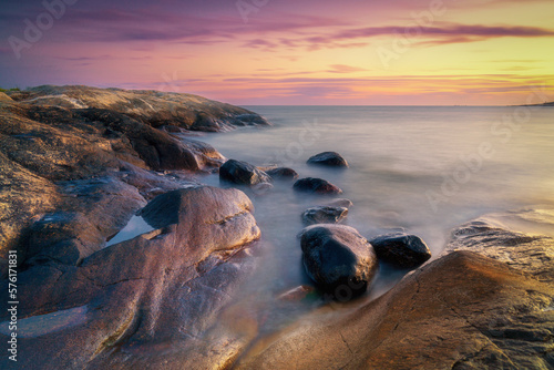 фотографія Sunset at Ytre Hvaler, a National Park in Norway