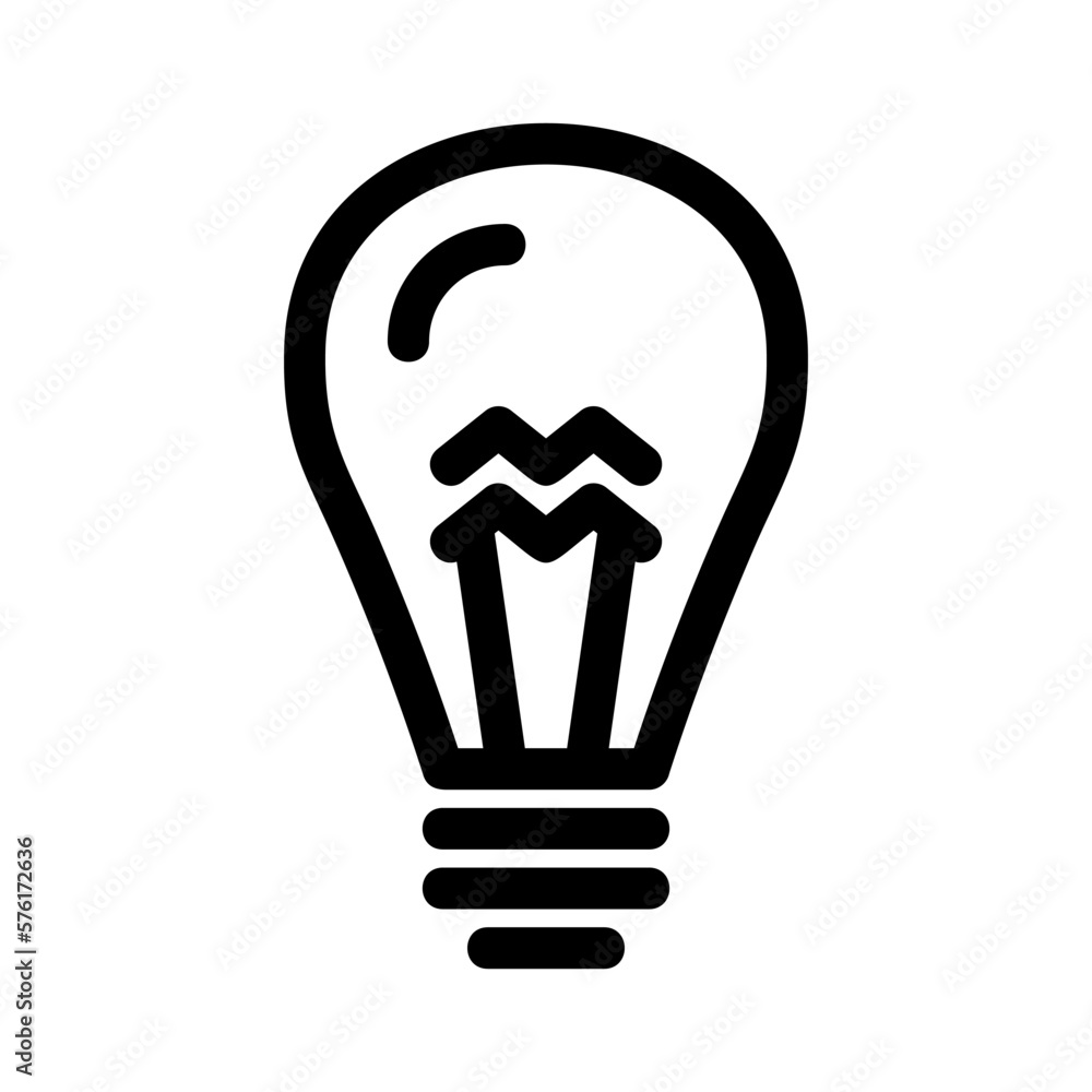 light bulb icon or logo isolated sign symbol vector illustration - high quality black style vector icons
