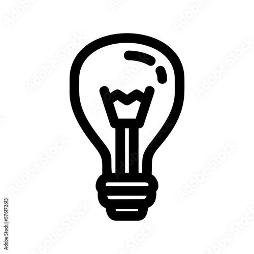 light bulb icon or logo isolated sign symbol vector illustration - high quality black style vector icons 