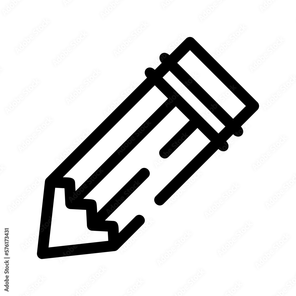 pencil icon or logo isolated sign symbol vector illustration - high quality black style vector icons
