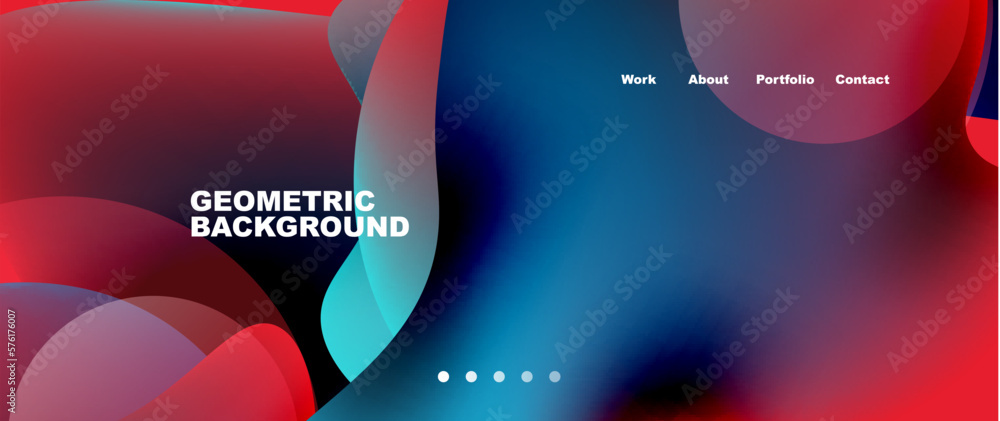 Flowing gradient colors and round elements and circles. Vector illustration for wallpaper, banner, background, leaflet, catalog, cover, flyer Flowing gradient colors and round elements and circles. Vector illustration for wallpaper, banner, background, leaflet, catalog, cover, flyer