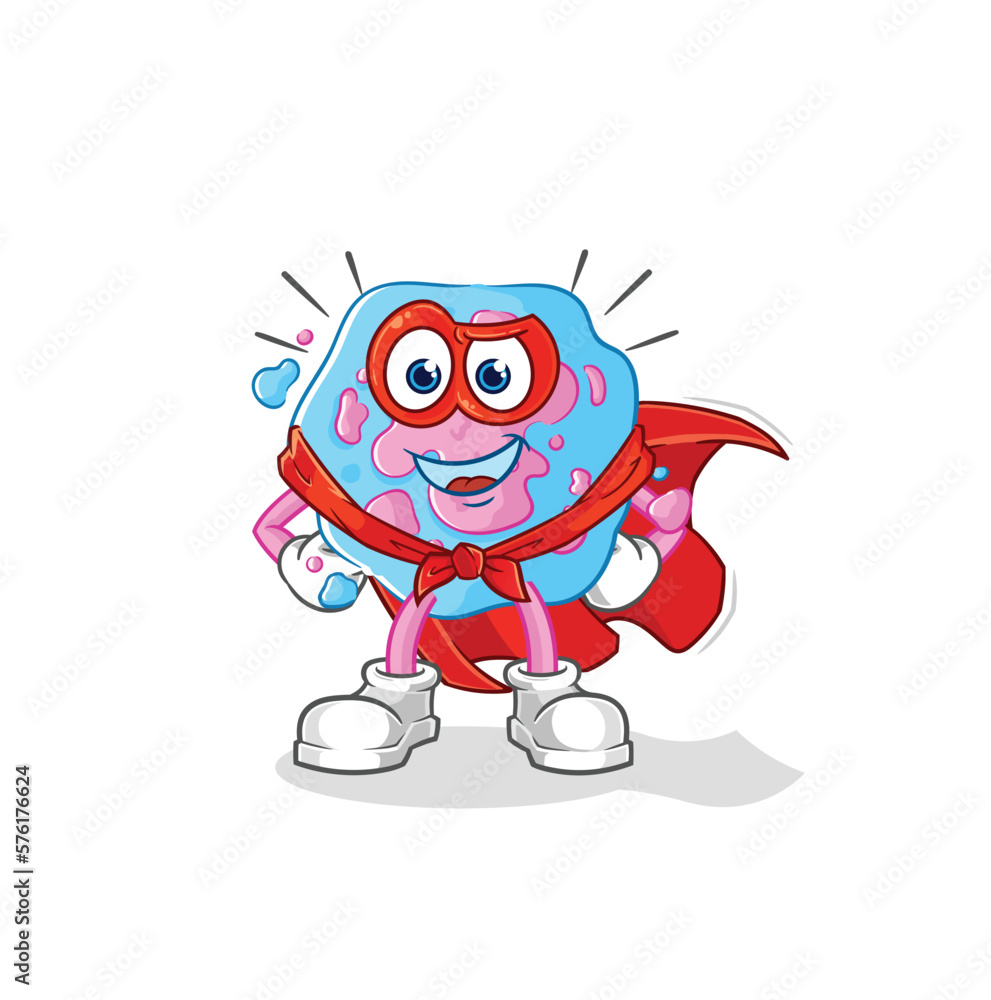 Fototapeta premium cell heroes vector. cartoon character