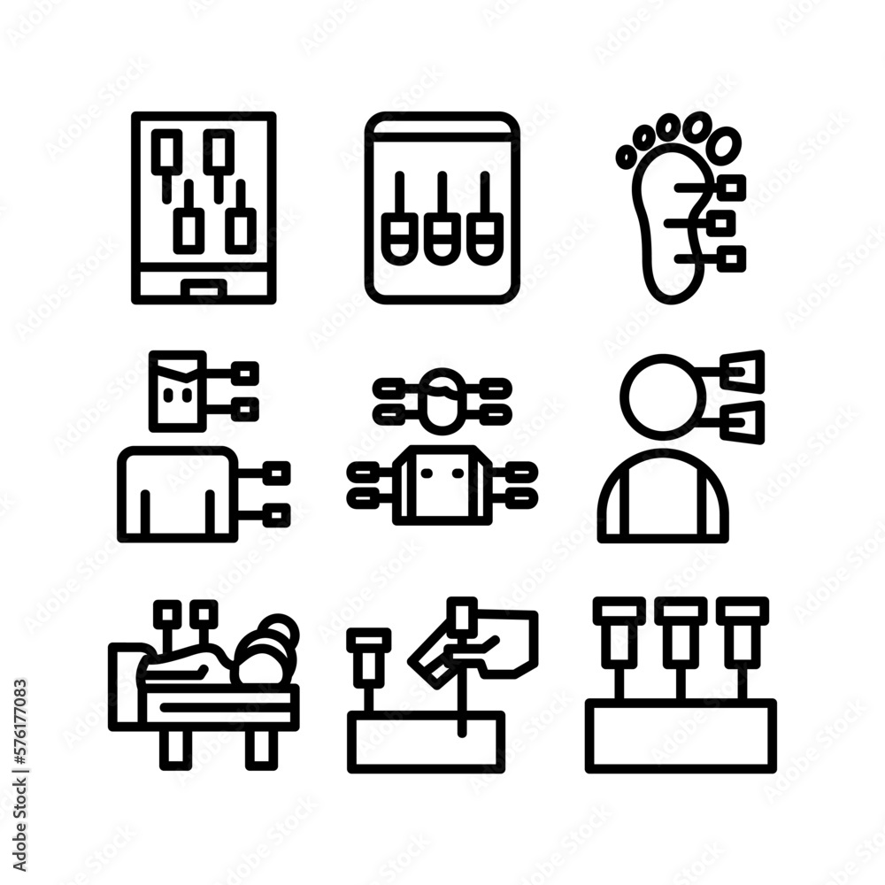 acupuncture icon or logo isolated sign symbol vector illustration - high quality black style vector icons
