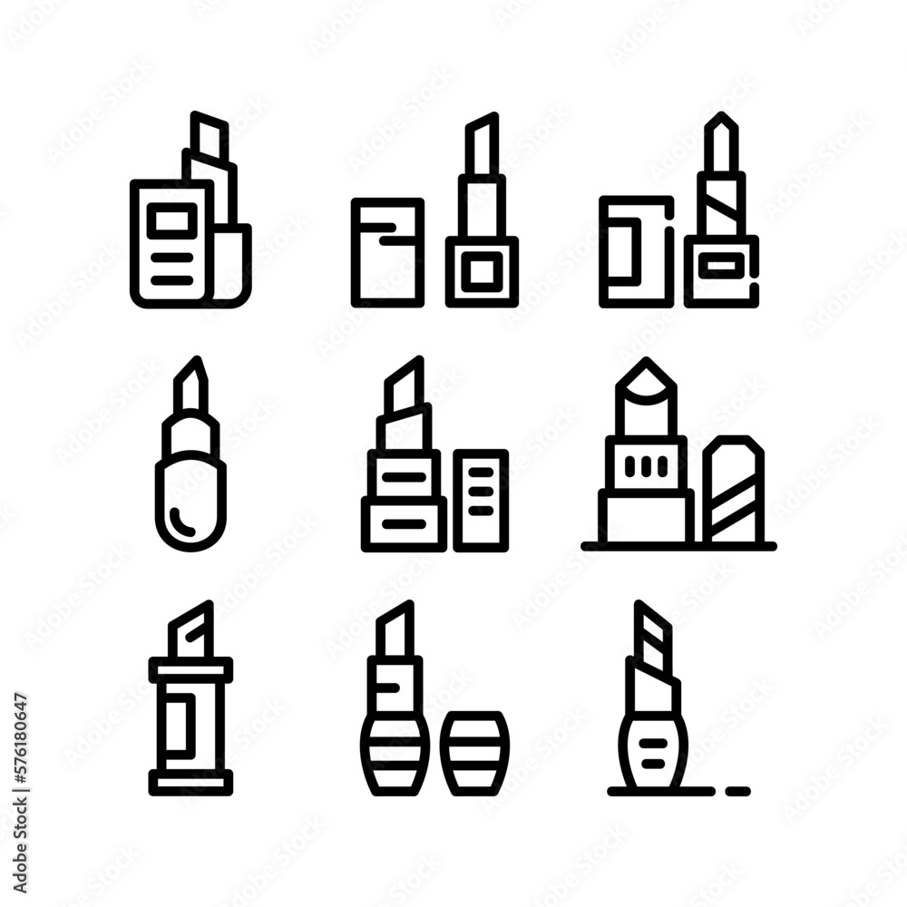 lipstick icon or logo isolated sign symbol vector illustration - high quality black style vector icons

