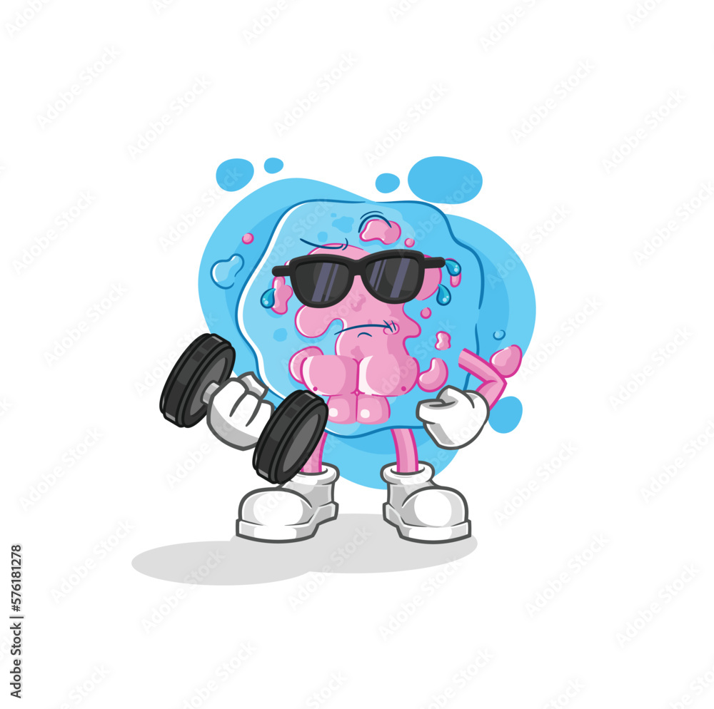 cell postman vector. cartoon character cell postman vector. cartoon character