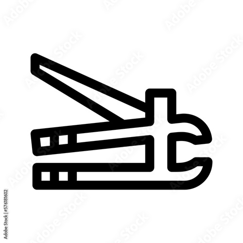 nail file icon or logo isolated sign symbol vector illustration - high quality black style vector icons 