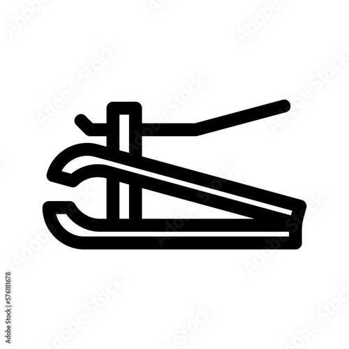 nail file icon or logo isolated sign symbol vector illustration - high quality black style vector icons
