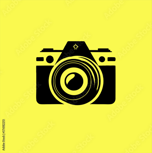 Camera photography logo. Abstract camera icon vector design template. camera illustration