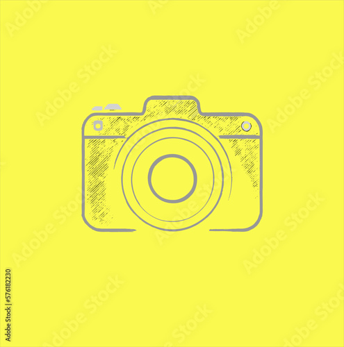 Camera photography logo. Abstract camera icon vector design template. camera illustration