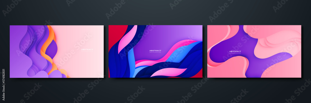 Bold and Bright Vibrant Wave Vector Art Background Bold and Bright Vibrant Wave Vector Art Background