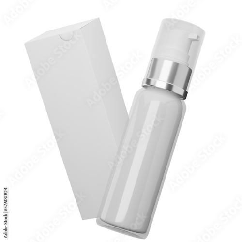 Wallpaper Mural cosmetic bottle with transparent background, rendered in high quality, suitable for product and mockup Torontodigital.ca