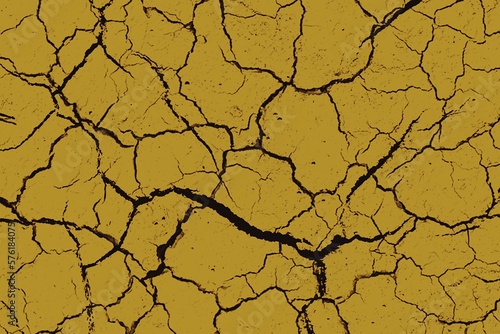 earth cracked by drought, a background - illustration design 