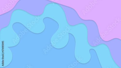 Abstract Motion Geometric Curve Vector Graphic Background. Colorful wave curve vector background