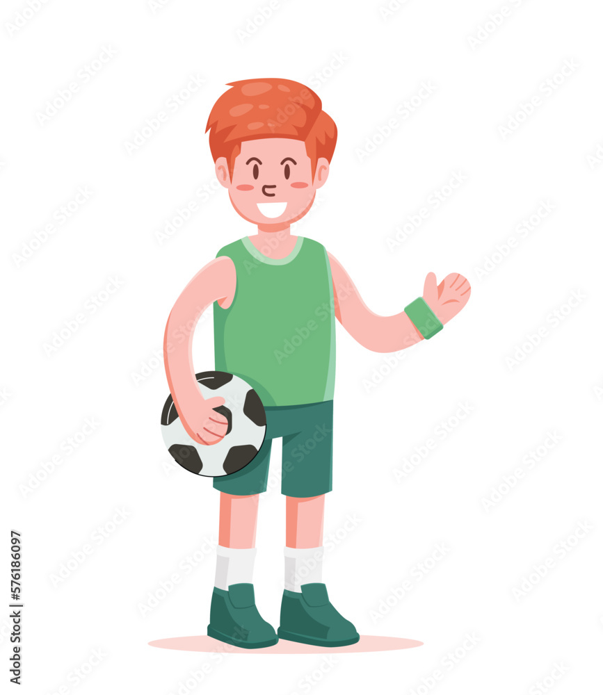 soccer player with the ball. playing football vector illustration soccer player with the ball. playing football vector illustration