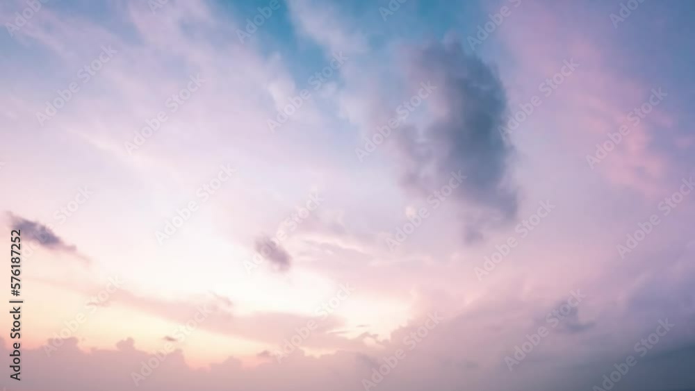 Beautiful clouds in the sky in time lapse mode. Beautiful clouds in the sky in time lapse mode.