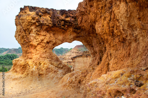 Gangani of Garhbeta in Medinipur, So called grand canyon of Bengal located in Garhbeta in Medinipur . Red soil plateau area.