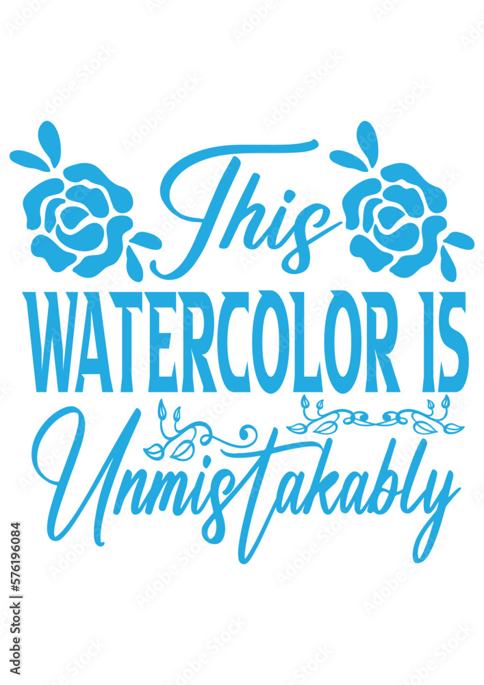 This watercolor is unmistakably This watercolor is unmistakably